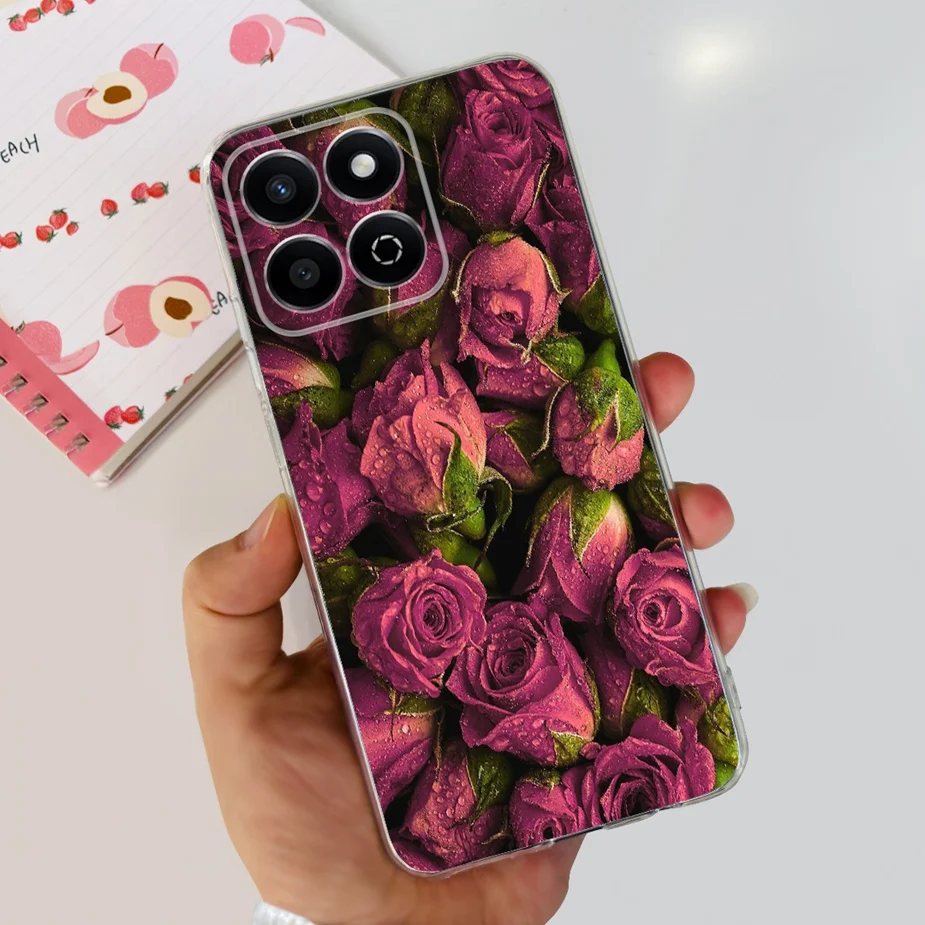 Cute Cat Butterfly Painted Soft Silicone Phone Case Cover