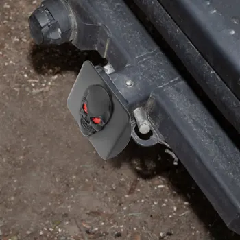 Metal Skull Hitch Cover 1