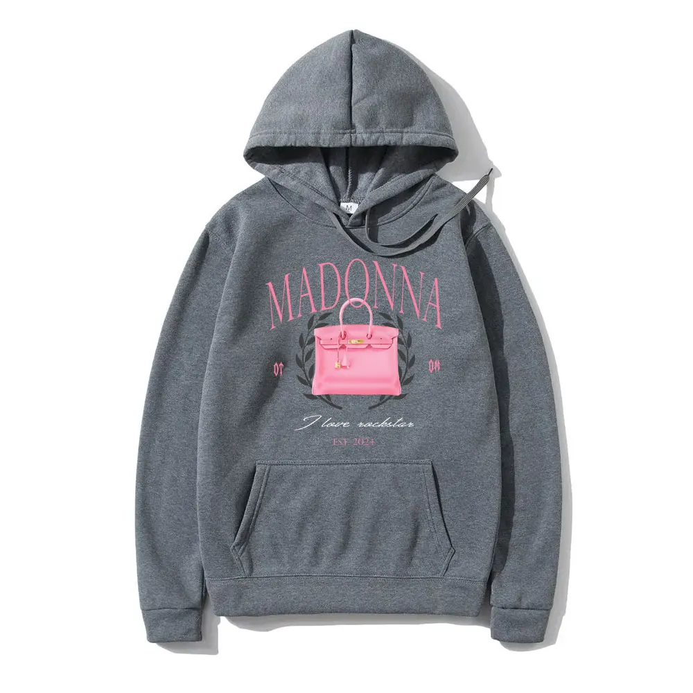 Singer Natanael Cano Madonna Graphic Hoodie Male Casual Fleece Cotton Pullover Men Women's Hip Hop Vintage Oversized Streetwear