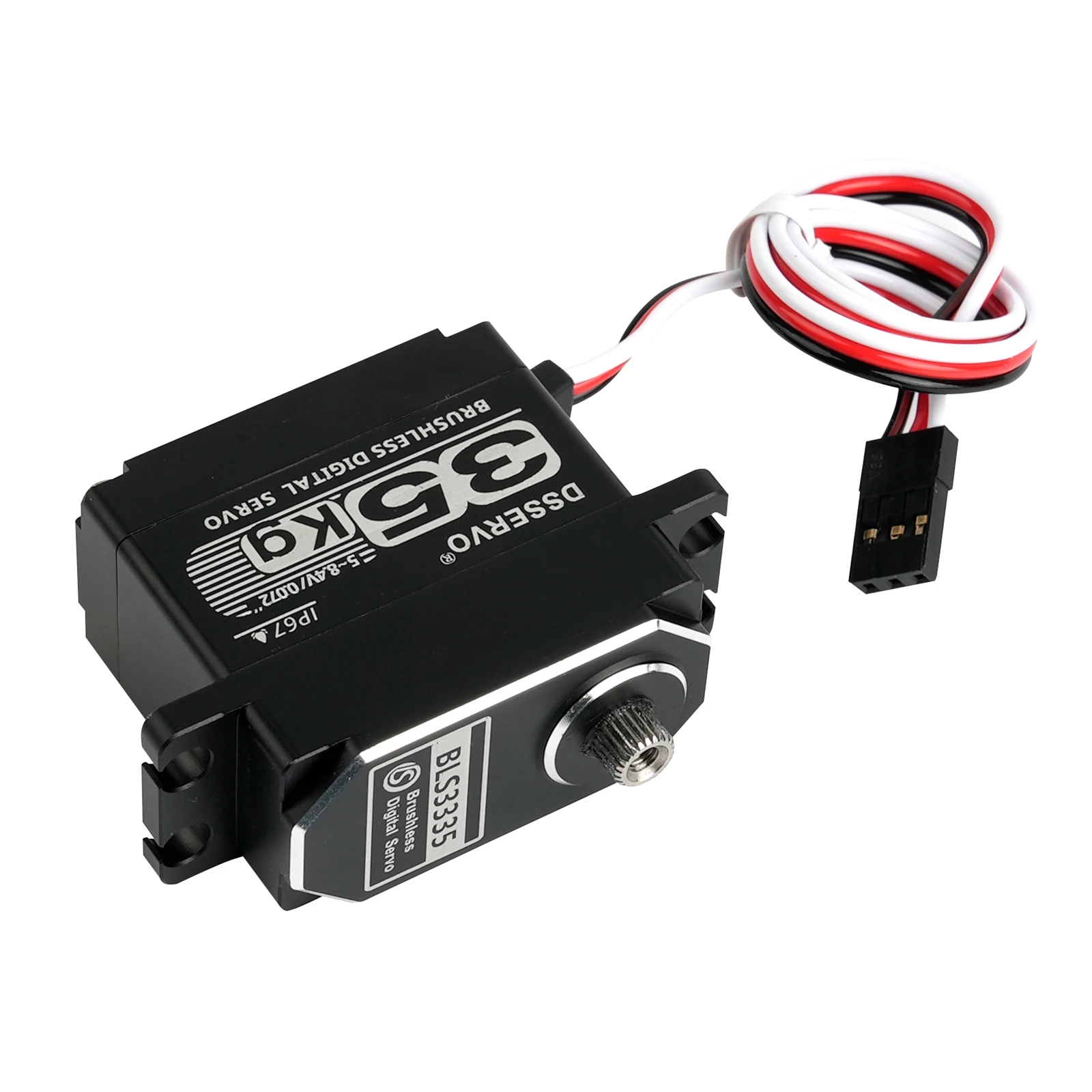 DSSERVO Digital Servo 7.4V High Speed Brushless Motor Servo 35kg 180/270/360 IP67 All Metal for 1:8 1:10 1:12 RC Car Robot