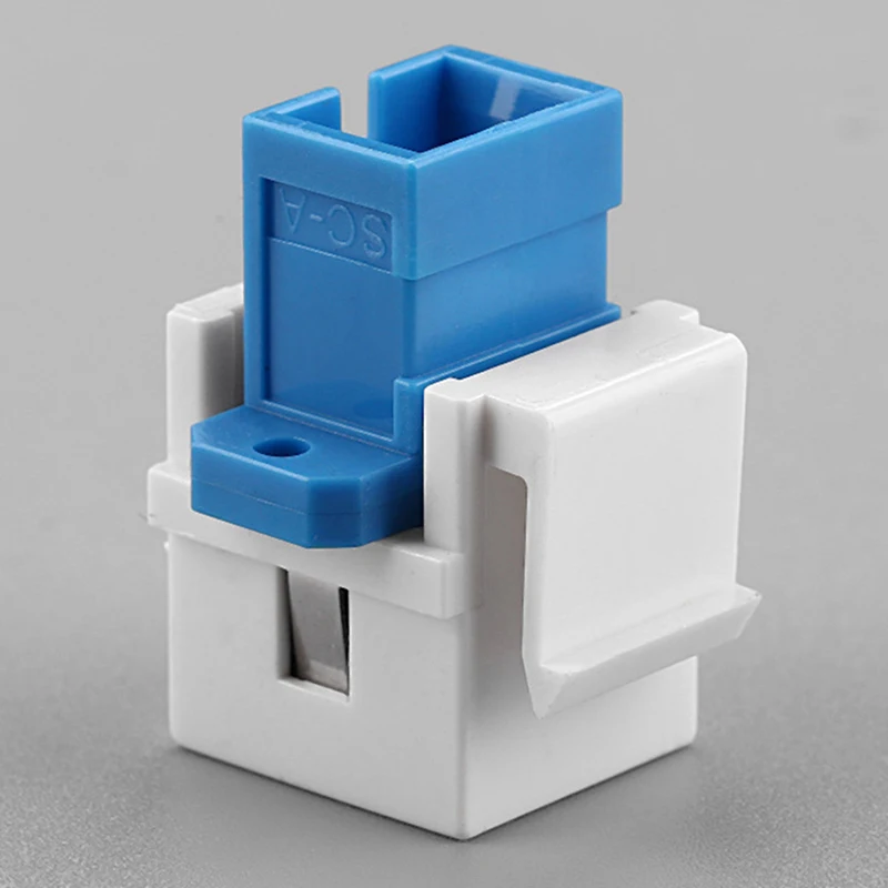 Gniazdo Keystone SC Adapter modułu światłowodowego SC f / F łącznik modułu Keystone na zacisk blok Adapter do montażu panelowego