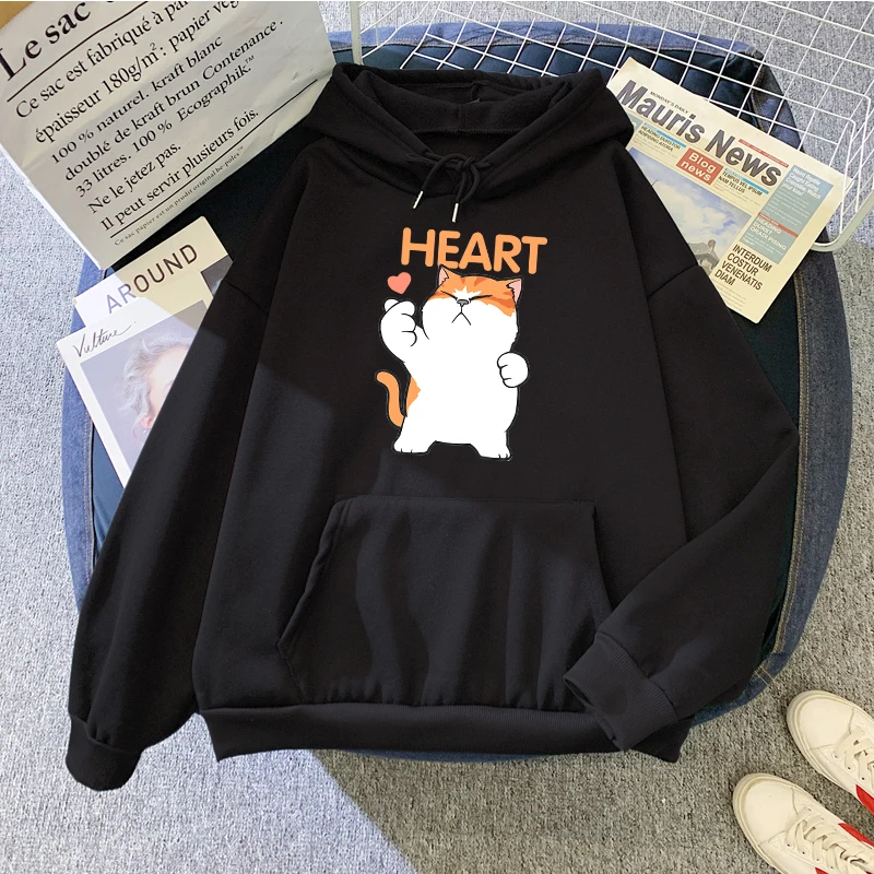 Hoody Little Panda Drinking Milk Tea Print Hoodie Streetwear Cute Winter Clothes Womens Oversized Loose Sweatshirts Women 2021 sweatshirts