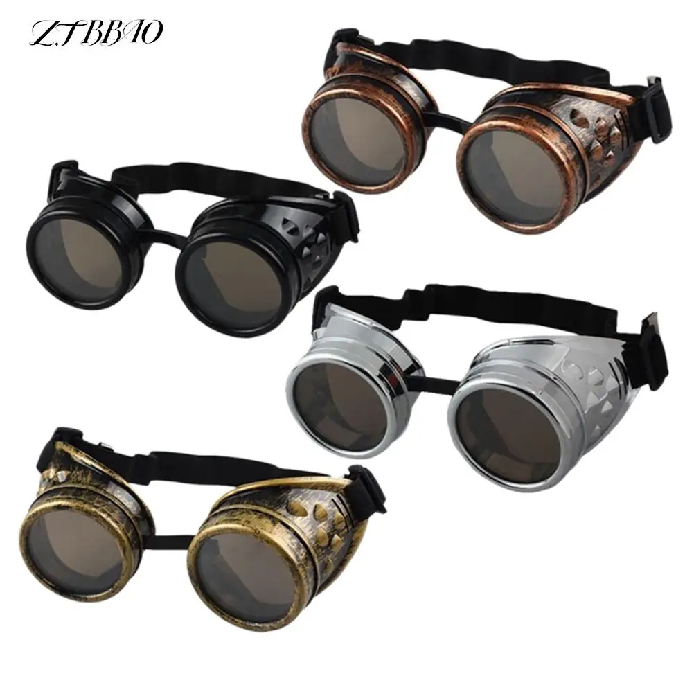 

1PCS Vintage Retro Welding Punk Gothic Sunglasses Cyber Goggles Steampunk Glasses Fashion Retro Steampunk Cyber Goggles Glasses