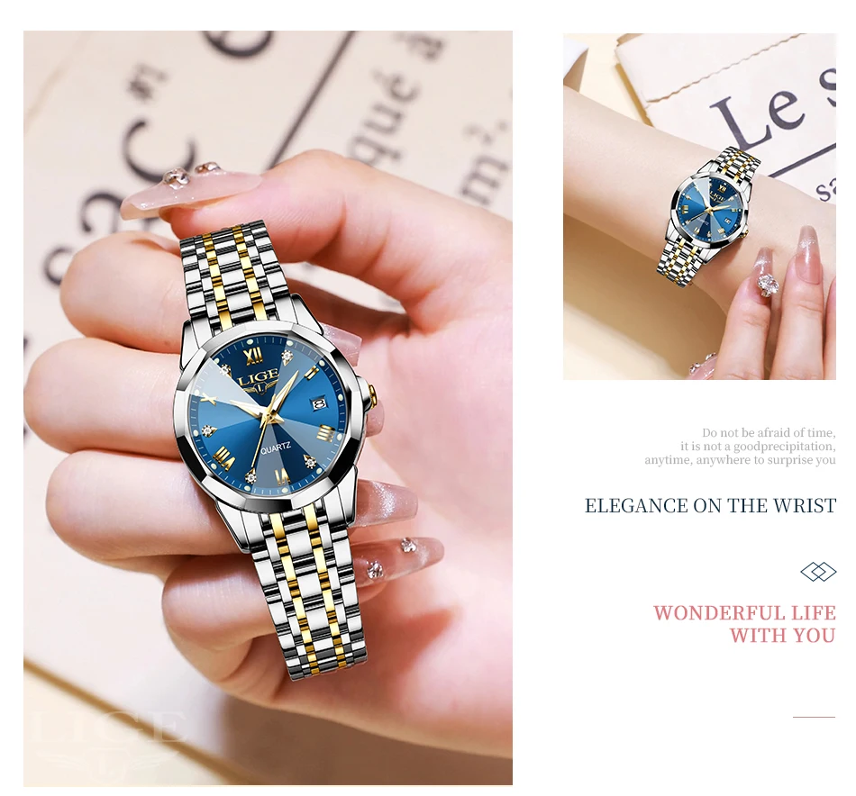 LIGE Orologio Donna - Confronto dimensioni