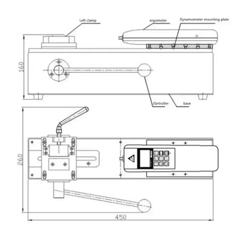 HPH Manual Horizontal Test Rack Push-pull Force Meter Wire Harness Terminal Tensile Testing Machine Pull-out Force Tester 4