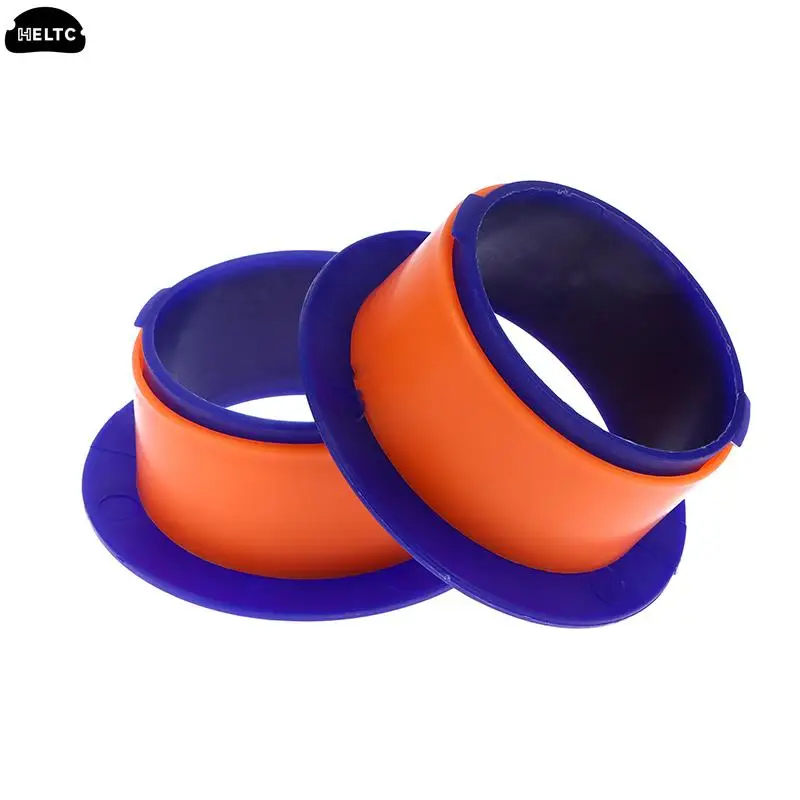 2 Pcs PP Stretch Film Handle Handheld Plastic Stretch Film Handle Hand Guard Anti-scratch Plastic Wrapper Winder Reusable plastic stretch film handle