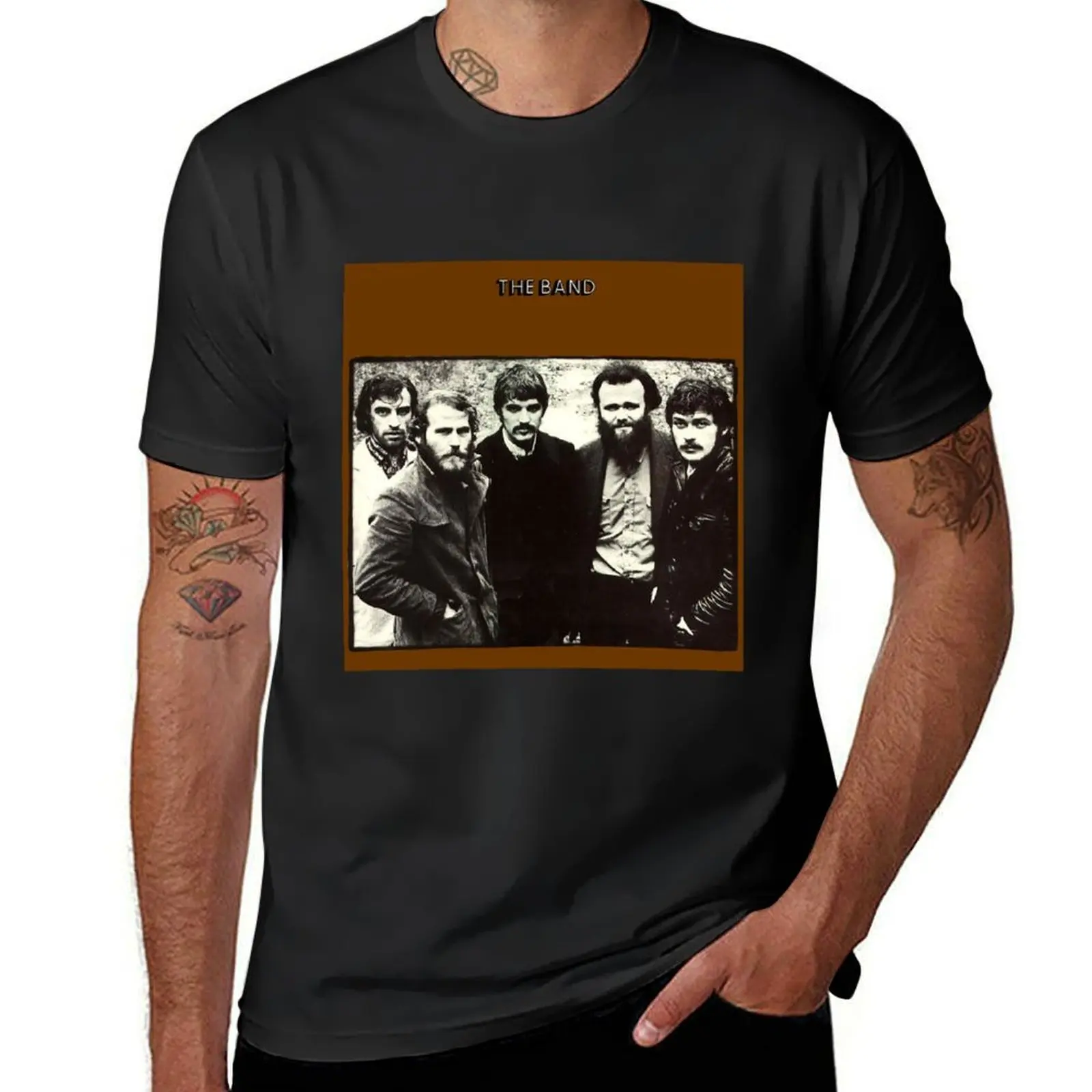 The Band - The Band (album cover) T-Shirt cute clothes oversized tees big and tall t shirts for men