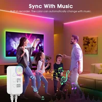 Smart TUYA WS2811 RGB IC Dreamcolor COB LED Strip Light Segment LED Control Music Mode Voice Control Support Alexa Google Home - Image 4