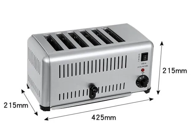 Hotel Restaurant Kitchen Commercial Bread Toaster Small Multi-functional Sandwich Hamburger Maker Toasters For Breakfast