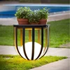 Modern Garden Tea Table Light Waterproof Lawn Lamp Solar Energy LED Landscape Lamp Outdoor Atmosphere Floor Lighting 4
