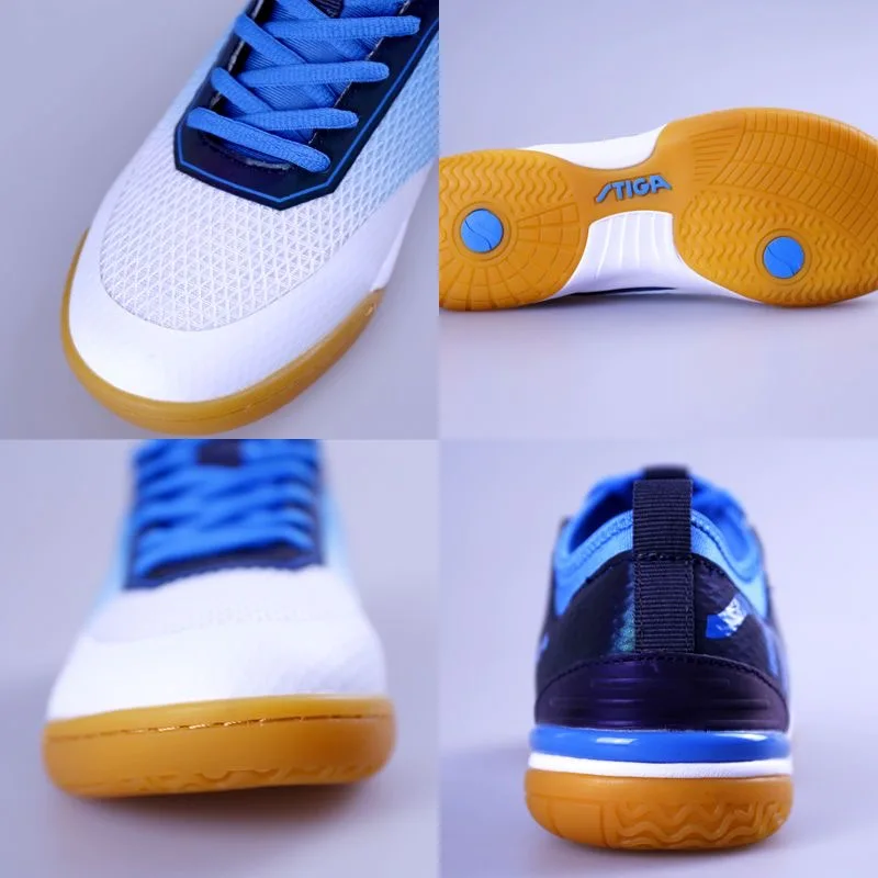 Professional Table Tennis Shoe For Unisex Orange Blue Indoor Court Shoes Men Women Athletic Shoe Hard-Wearing Badminton Sneakers