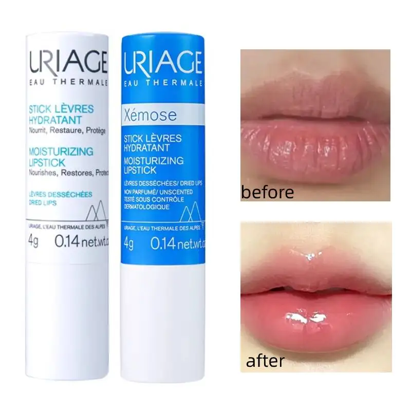 

Uriage Moisturizing Lip Balm Deep Hydrating Lipstick 4g Natural Nourishing Smoothing Lip Lines Makeup Lip Care