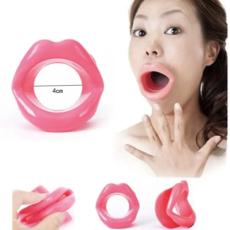 Massage Face-lift Tool Make Up Silicone Rubber Maquiagem Lips Care Slimmer Mouth Muscle Tightener Anti-aging Anti-wrinkle Beauty
