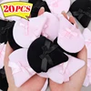 Crystal Velvet Triangle Powder Puff Ultra-Soft Washable Short Fluff Bows Loose Powder Cosmetic Puffs Sponge Apply Makeup Tools 1