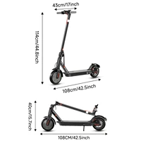 Trottinette électrique pliable SUNNIGOO Urban Commuting Escooter N7PRO 350W en alliage d'aluminium, pneus de 8,5 pouces, batterie lithium 36V 10,4Ah avec application, trottinette pour adultes, étudiants, cadeaux, trottinette légère et pliable pour les voyages et les sorties, trajets quotidiens, déplacements étudiants 7