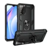 for Redmi 9T Armor Shockproof Case for Xiaomi Redmi 9T Military Protective Magnet Holder Ring Case Cover for 9 T 4