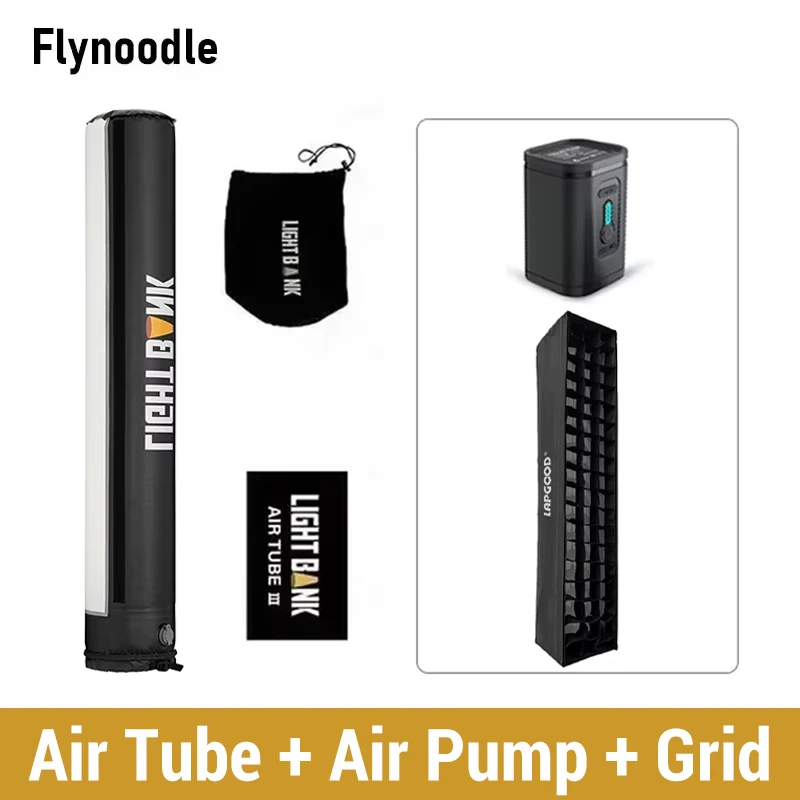 Flynoodle Air Tube Inflatable Softbox Ballon Diffuser for Nanlite Aputure Godox COB Video Light Softbox Accessories photography softbox bowens mount softbox portable softbox photography lighting kit