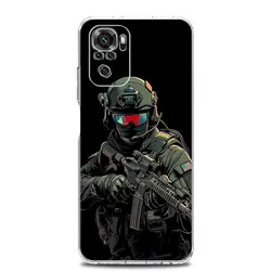 Military - Grade TPU Phone Case with Special Forces Design for Note 12 Pro 5G (B7)