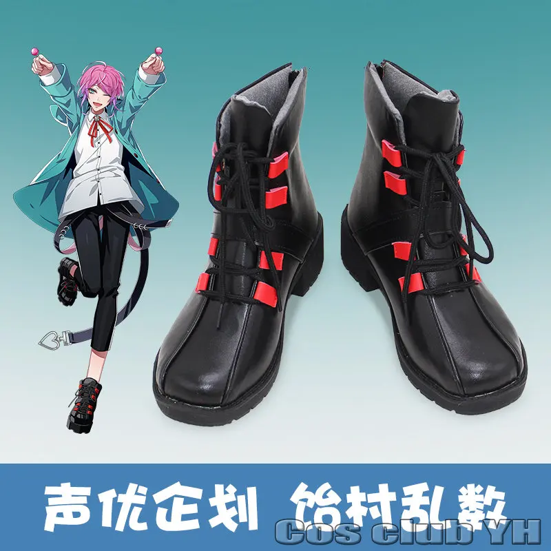 Anime Divisie Rap Battle Hypnose Mic Amemura Ramuda Parrucca Cosplay Scarpe Kotuum Uniformen Abiti Del Passato Volledige Costume Di Halloween