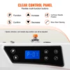 VEVOR Industrial Sewing Machine 550W Servo Motor and Table Stand 5000s.p.m Heavy-duty Lockstitch Sewing Machine Control Panel 3