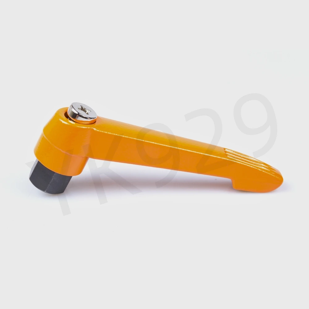 Mechanical equipment handles YK929-A zinc alloy locking L-shaped handle internal thread universal adjustable handle for mechanical equipment