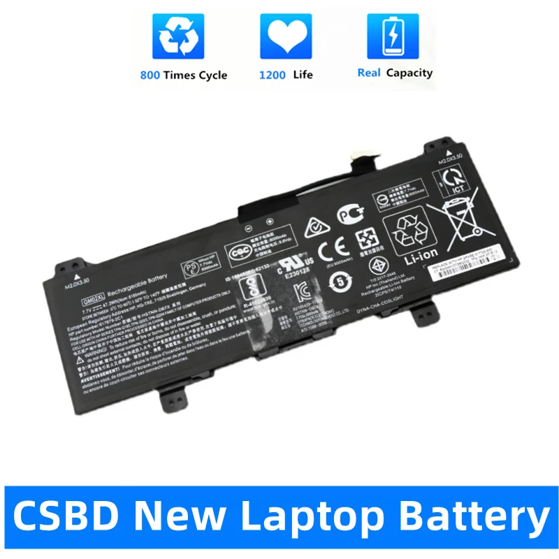 Csbd Nuova Batteria Gm02Xl Per Hp Chromebook 14 G5 Chromebook X360 11 Serie G1 917679-271 Hstnn-Db7X Hstnn-Ub7M Gm02