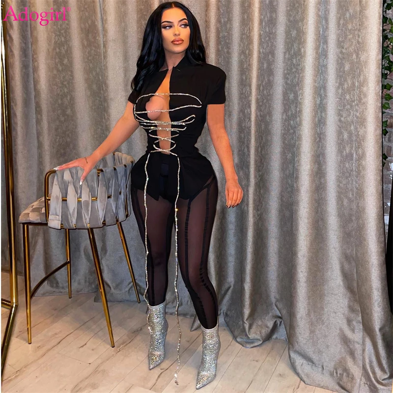 Женский летний комплект из двух предметов Adogirl пиджак с коротким рукавом и