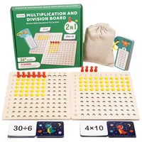 Montessori Math Learning Board Toys Multiply And Divide Arithmetic Games Parish Open Teaching Aids Educational Toys For Children 1