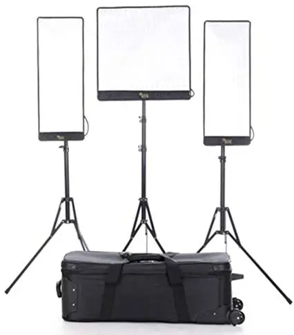 

Falcon Eyes RX-11TD 3Kit Bi-Color Dimmable 3000K-5600K LED rollable flexible Light easy to carry Double power supply ways
