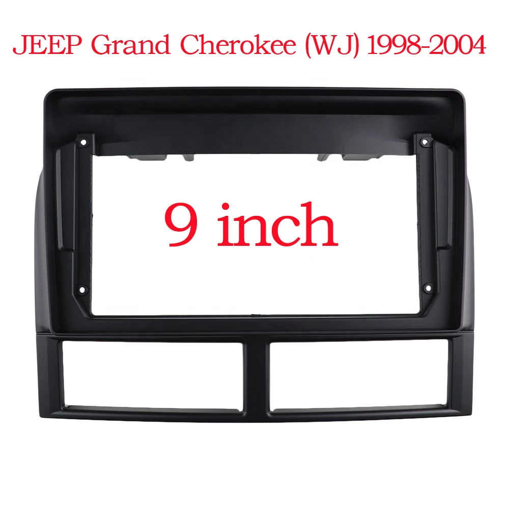Wqlsk Car Radio Fascia For Jeep Grand Cherokee 9804 Dvd Stereo Frame