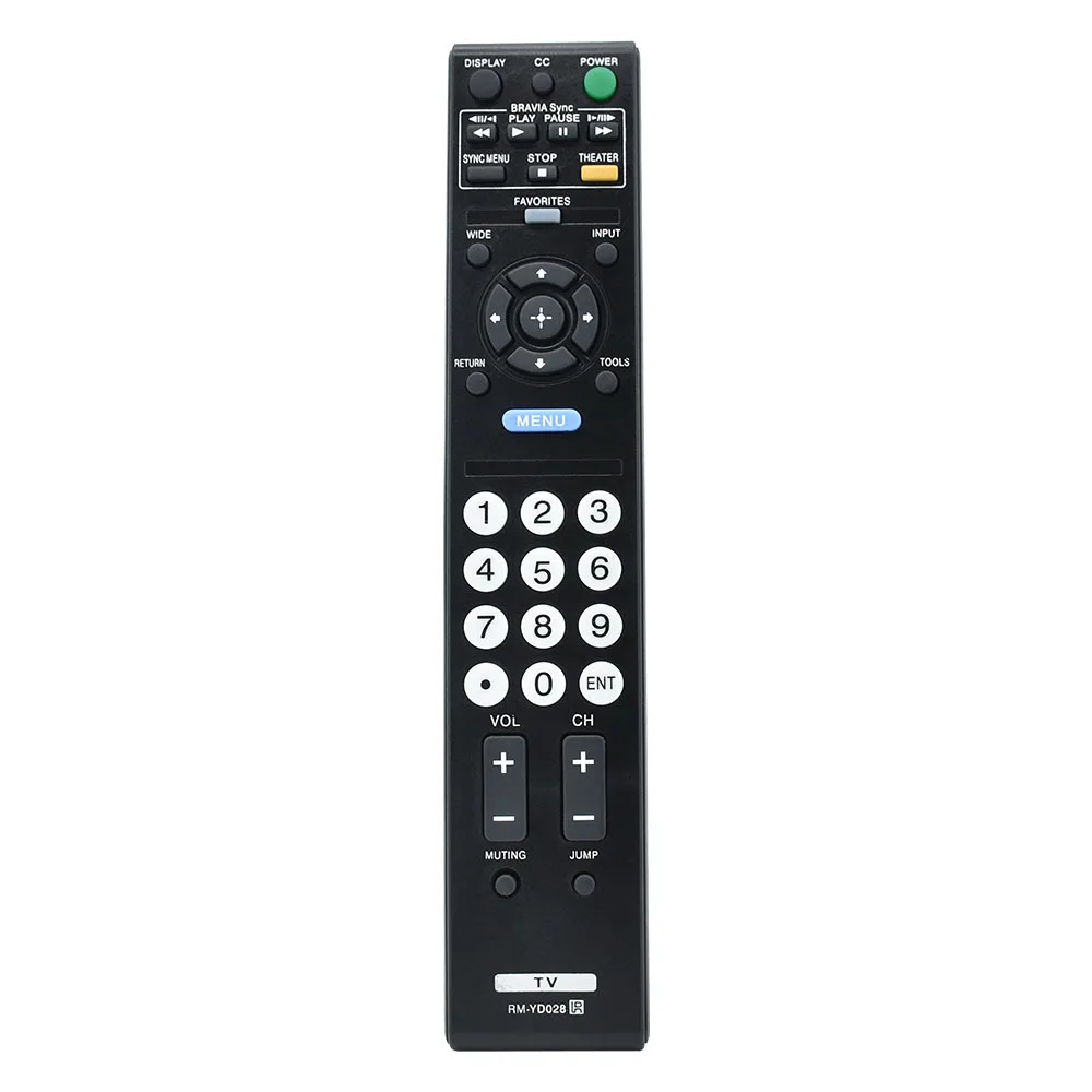 

New RM-YD028 For Sony LCD TV Remote Control KDL-26L5000 KDL-32XBR9 KDL-32LL150 KDL-52S5100 KDL-46V5100