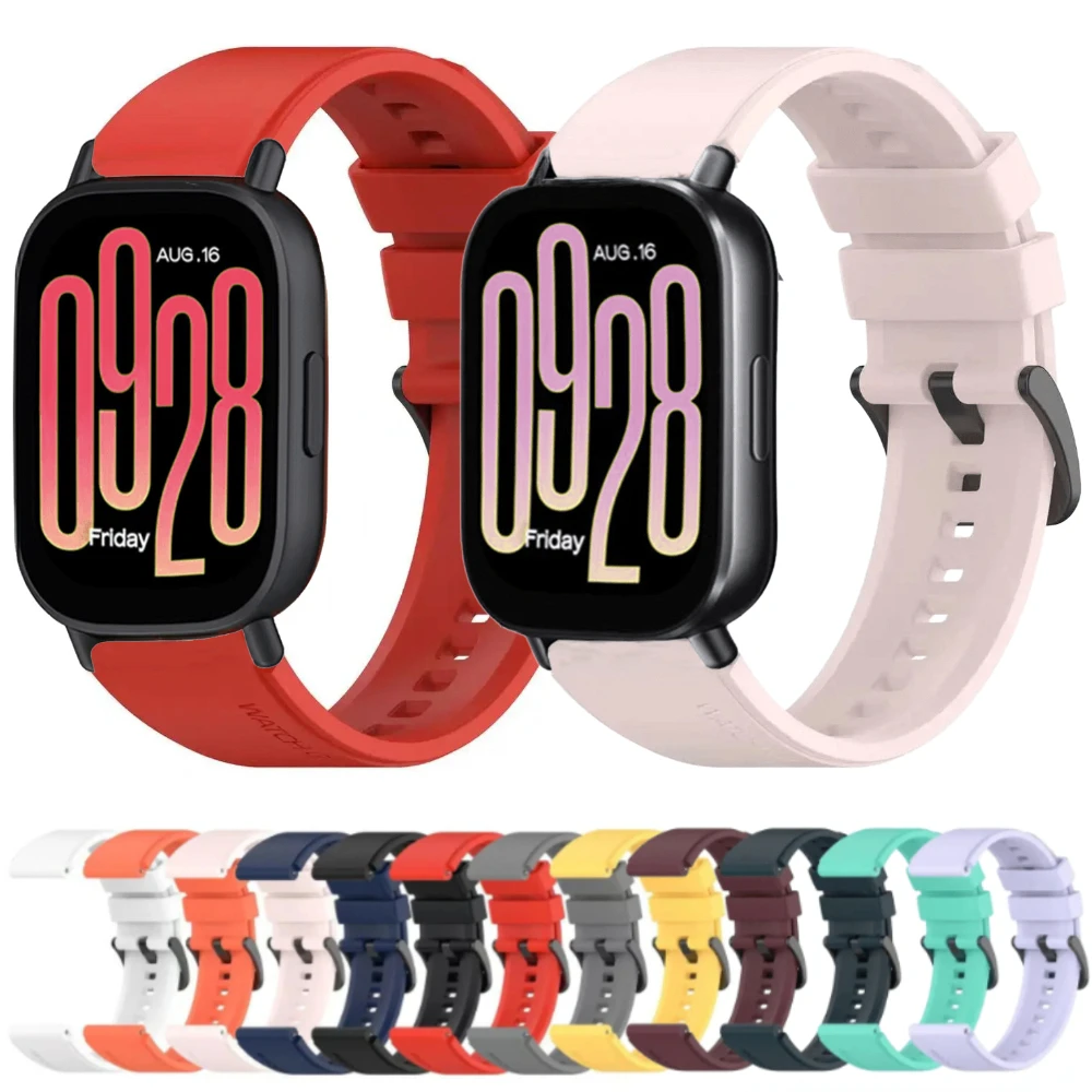 Breathable Silicone Sports Strap for Smart Watch - Soft Replacement Wristband