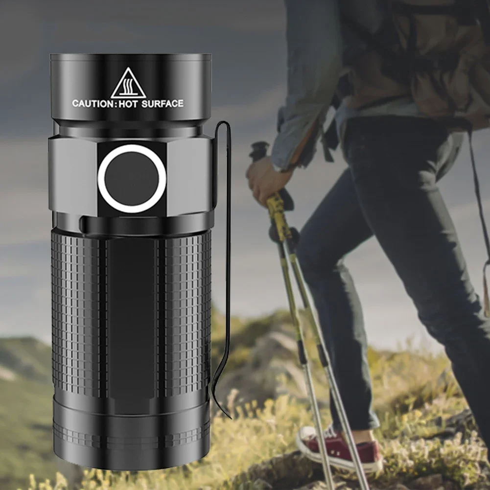 Helmet Light FAST Helmet Flashlight Strobe Telescopic Zoom Survival Safety Lamp With Hat Clamp Holder Camping Hunting