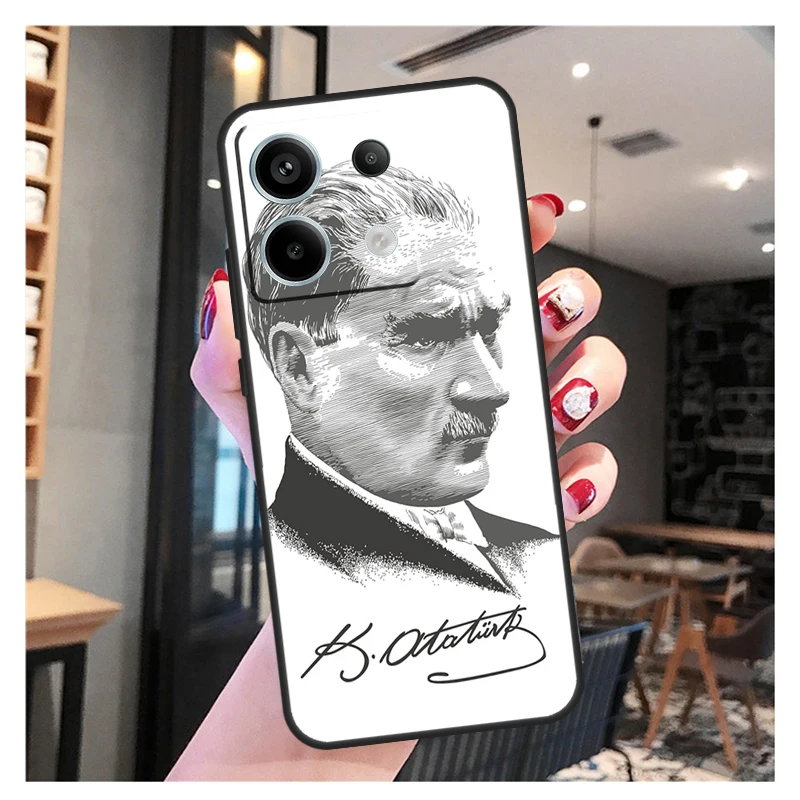 Elegant Mustafa Kemal Ataturk Artistic Phone Case Back Cover