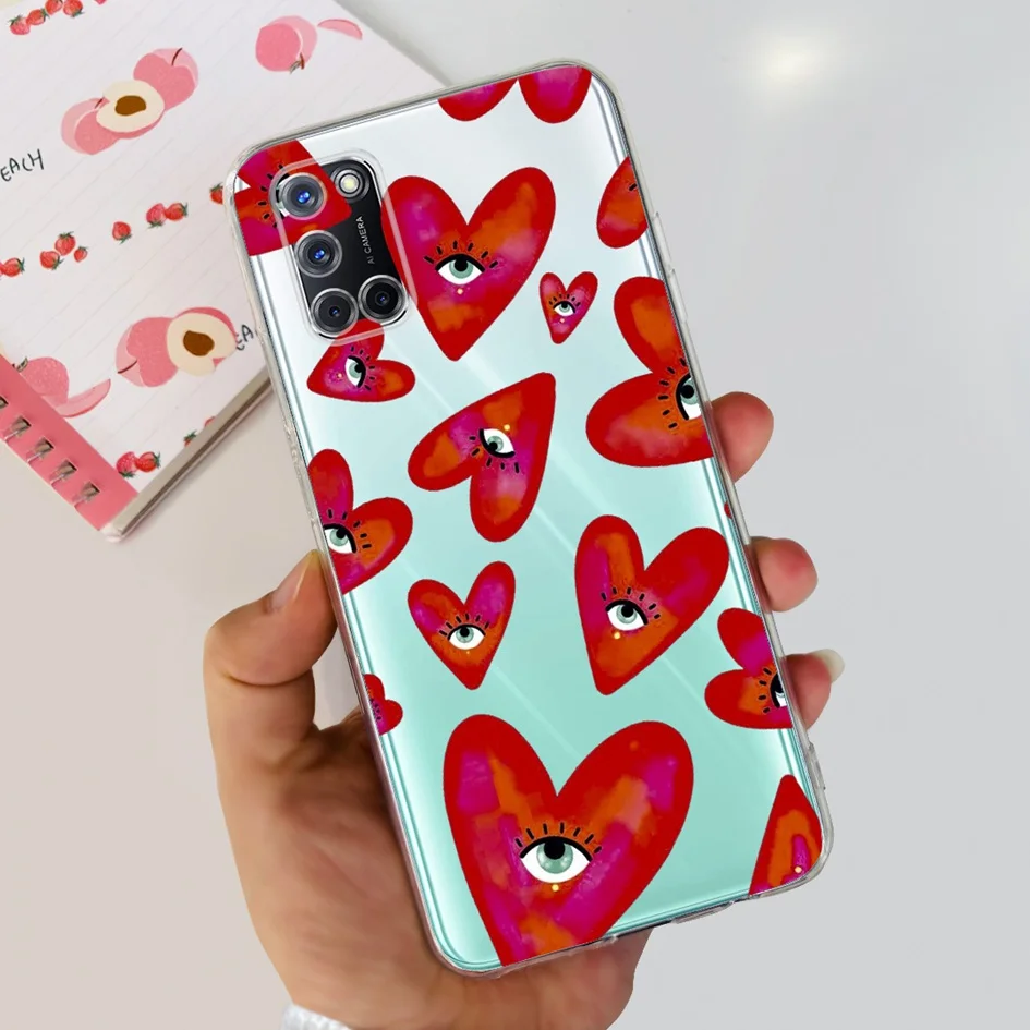 Floral Transparent Silicone Soft TPU Phone Case - Fashionable Design