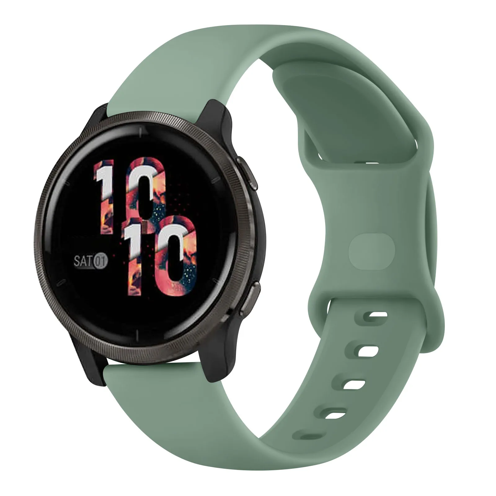 Versatile 20mm Silicone Watch Strap - Durable & Stylish Wristband Replacement