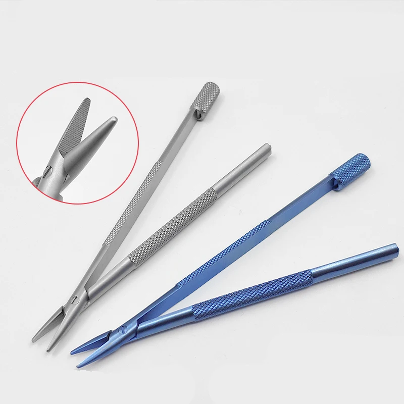 

Ophthalmic Microinstrument Blade Holder Fixed Blade Needle Holder Holds Surgical Blade Holder