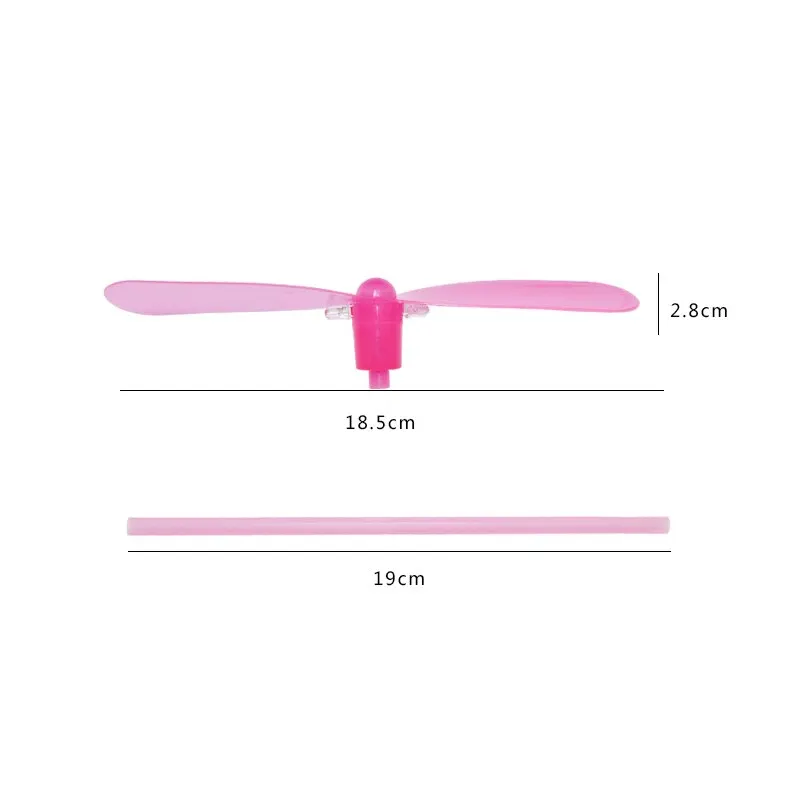 Bamboo Dragonfly 4Pcs 18cm Children Outdoor Toy Bamboo Dragonfly Category Toy Fairy Flying Saucer Flying Arrow Flashing Light