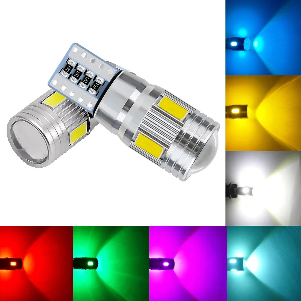 Фото 2 шт., светодиодные лампы T10 W5W, CANBUS 6SMD 5630 №2