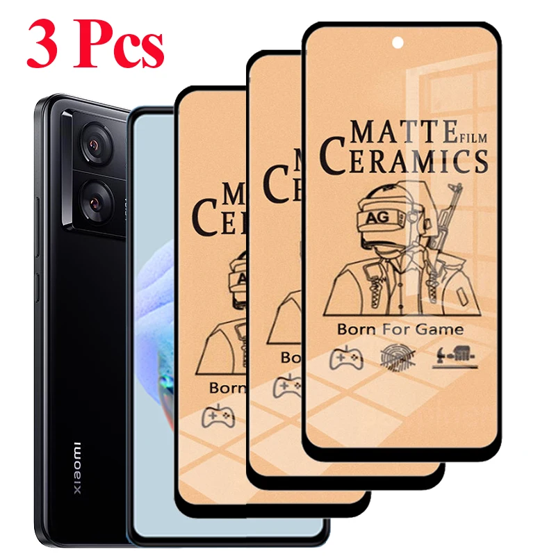 5 En 1 Para Xiaomi Redmi Note 12/Pro Plus + Funda Transparente Para  Teléfono + 2 Piezas De Cerámica Suave Mate Todo Vidrio Templado Película De  Lente De Cámara