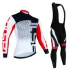 2024 Pro Cycling Jerseys Sets Autumn Riding Long Sleeves Men Cycling Bib Set Bicycle Clothing Spring MBT Breathable Bike Clothes 1