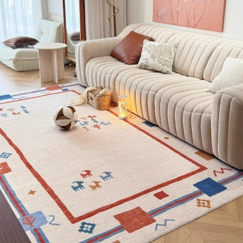 Modern Living Room Carpet Minimalist Luxury Polka Dot Creative Fresh Art Design Bedroom Rug Home Decoration Cloackroom Mat Tapis