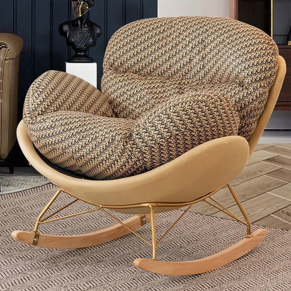 Lazy Sofa,Penguin Rocking Chair,Living Room Light Luxury Single ButterflyChair,Recliner Simple Modern Home Balcony Leisure Chair