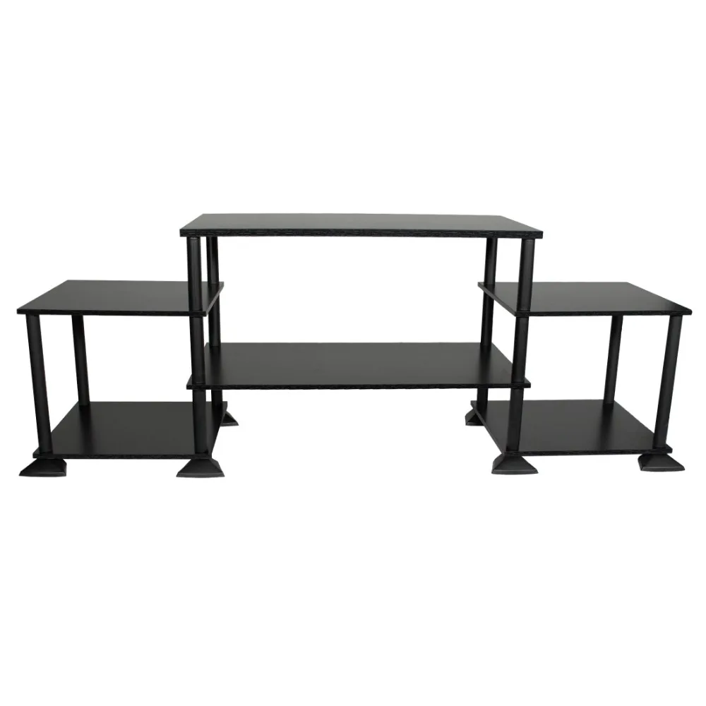 No Tools Assembly TV Stand for TVs up to 40",  tv stand living room furniture, tv cabinet,17.52 x 63.78 x 22.83 Inches images - 6