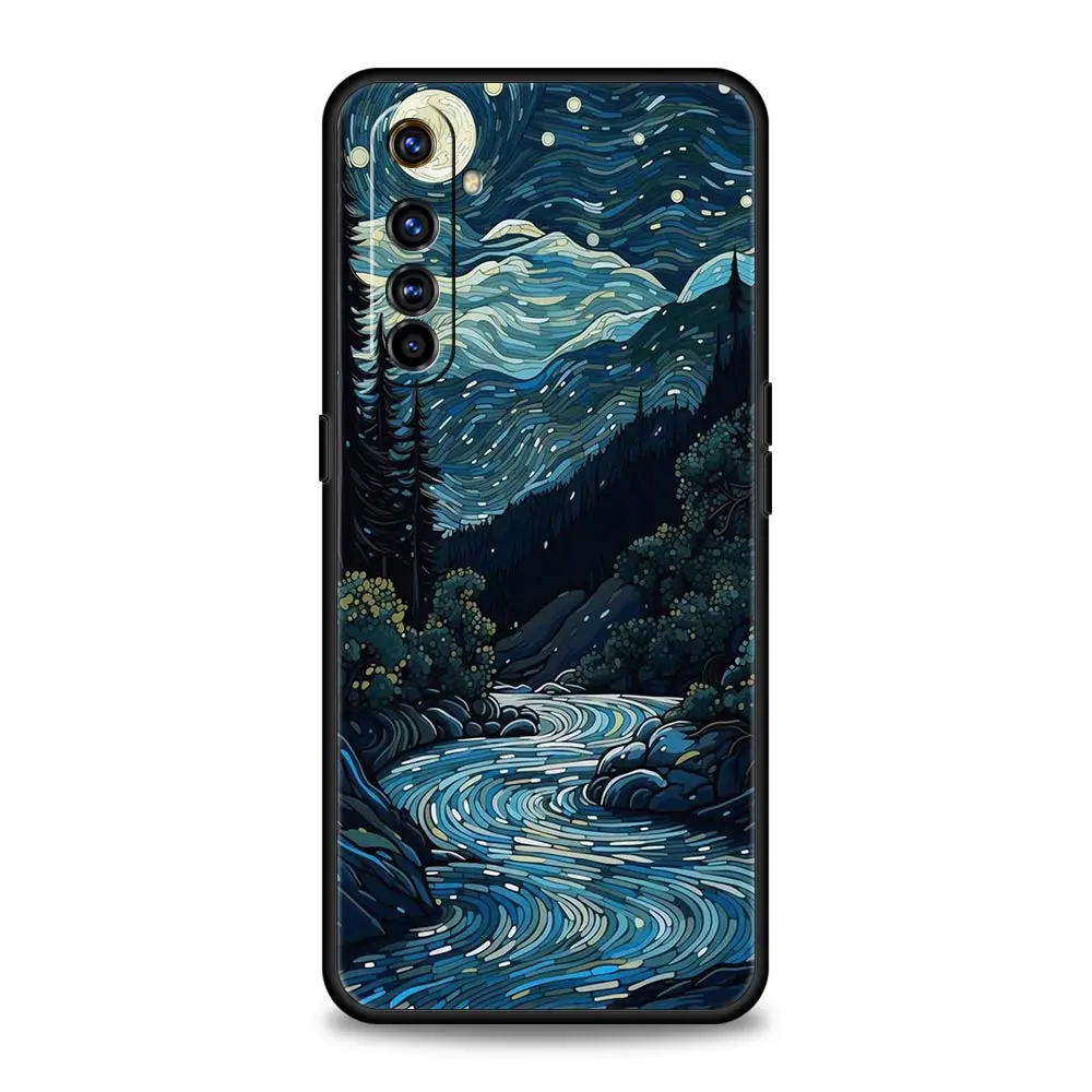 Playful Cartoon Print Soft Phone Case