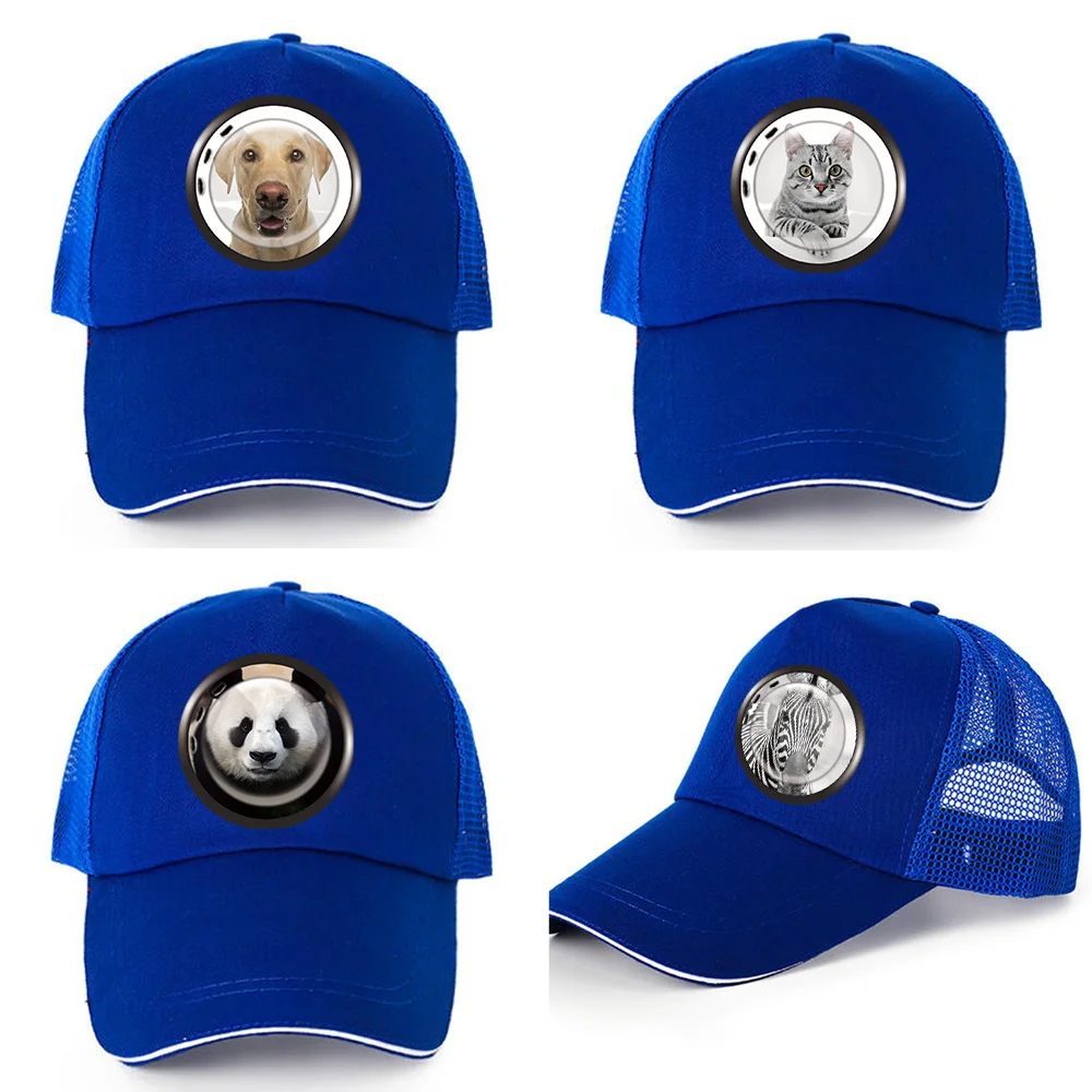 

Summer Gorras Hombre Breathable Mesh Baseball Caps Hip Hop Women Fashion Window Series Printing Golf Hat Adjustable Snapback Cap