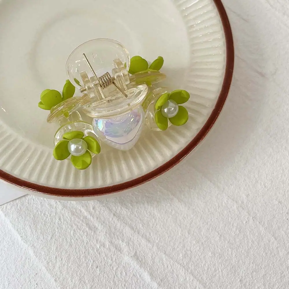 

Headwear Heart Mini Hair Clip Child Hair Accessories Flower Hair Claw Pearl Hair Clip Women Hairpin Korean Style Hair Clip