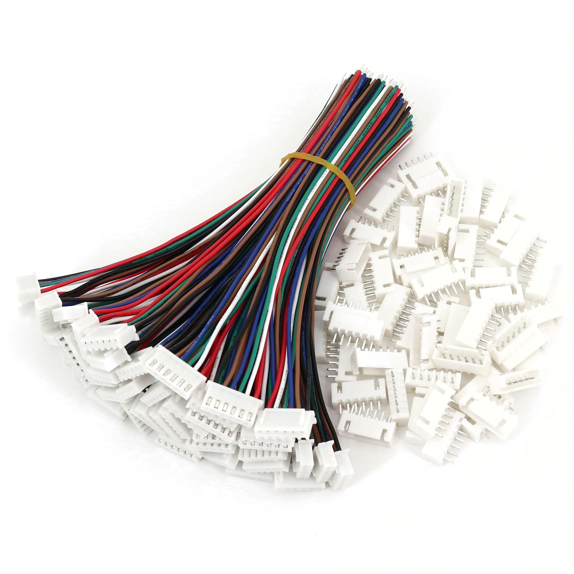 

50Sets XH2.54 Pitch 2.54mm 6-Pin Single End 15cm Electronic Wire To Board Connector