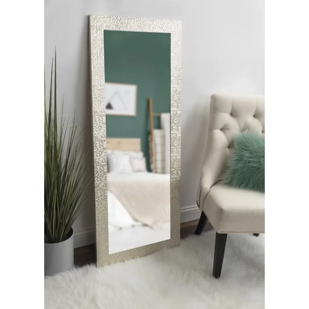 

Coolidge Modern Panel Wall Mirror, 18.25 X 50.25, Gold, Chic Full Length Rectangle Mirror For Wall