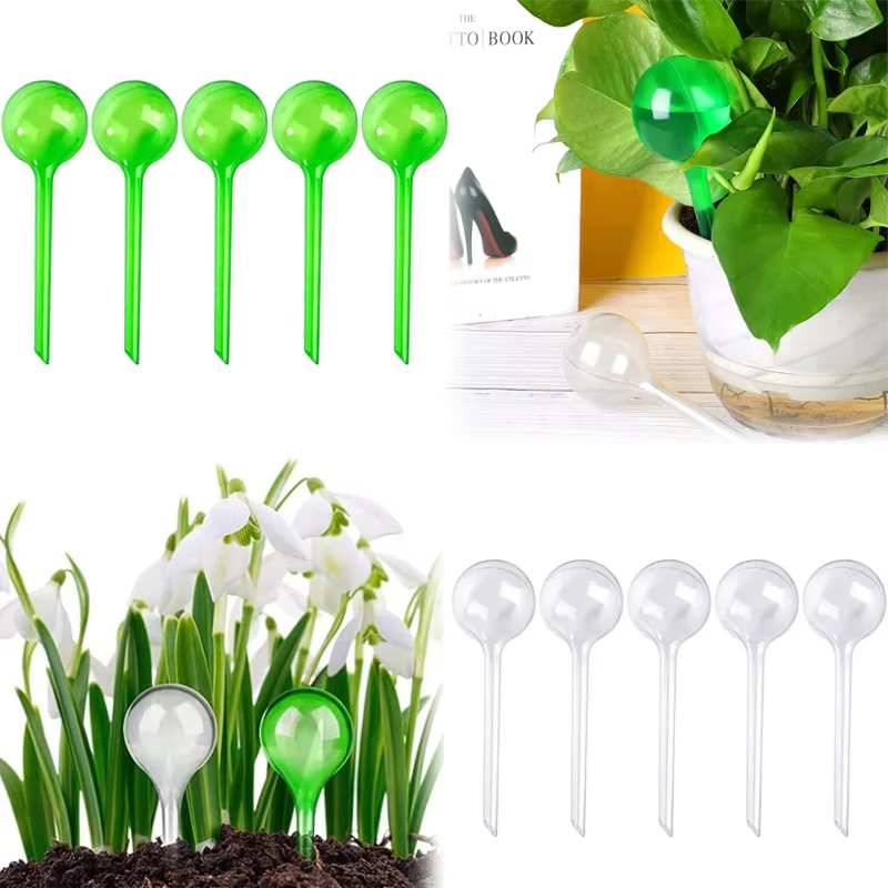 Practical PVC Travel House Plant Bulb Shape Waterer Globes Irrigation Patio Lawn Garden Pot Cans Automatic Self Watering Dropper